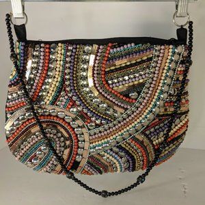 Vintage Beaded Clutch Handbag